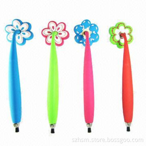 Flower-shaped magnetic pen, customized patterns are accepted